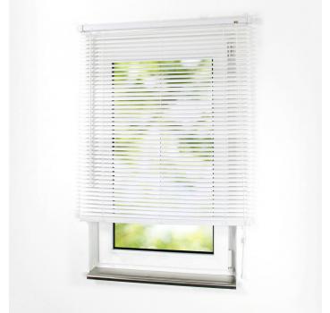 PVC Jalousie Lamellen Rollo Kunststoff Jalousette Fenster Kunststoffjalousie - weiß