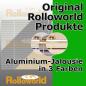 Preview: Alu-Aluminium Jalousie Rollo Jalousette 120 x 250 cm / 120x250 c