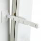 Preview: Kippregler Kipp-Regler Fensterfeststeller Fensterstopper für PVC Kunststoff Fenster Stopper Feststeller - Klemmfix ohne bohren