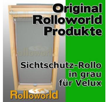 Sichtschutzrollo Rollo für Velux VK VE VS 067 grau