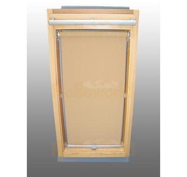 Sichtschutzrollo Rollo für Velux GGU/GPU/GHU/GTU 206 beige-karam