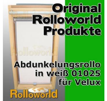 Rollo Thermo weiss für Velux VK,VE,VS 067 ALU