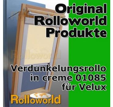 Verdunkelungsrollo Thermo creme für Velux GGL/GPL/GHL/GTL M04 ALU