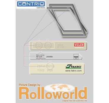 Contrio Verdunkelungsrollo Velux® GGL/GGU/DUR/M04/304