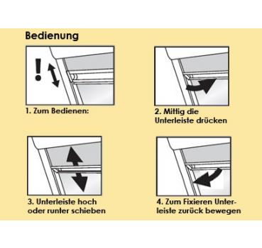 Verdunkelungsrollo für Roto H3 (Holz)