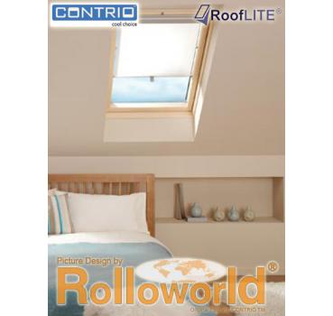 Contrio Sichtschutzrollo Rollo für RoofLITE® RHR M6A