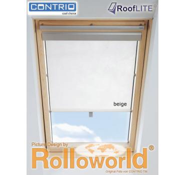 Contrio Sichtschutzrollo Rollo für RoofLITE® RHR M8A