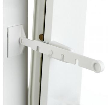 Kippregler Kipp-Regler Fensterfeststeller Fensterstopper für PVC Kunststoff Fenster Stopper Feststeller - Klemmfix ohne bohren
