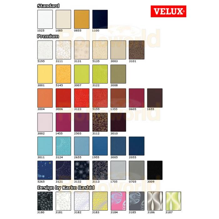 Dachfensterrollo Sichtschutz für Velux Dachfenster VE/VK/VS creme 