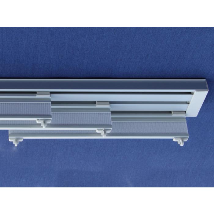 Flächenvorhang System - Schiene ohne Stoff 100-560 cm Breite