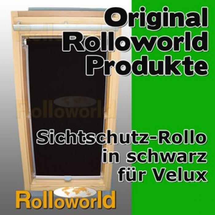 Sichtschutzrollo Rollo für Velux GGL/GPL/GHL/GTL 306 schwarz