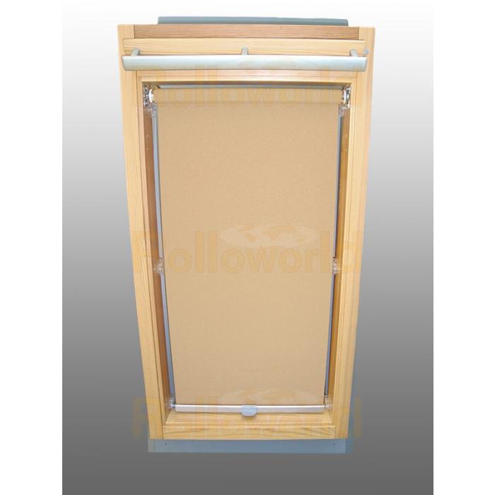 Sichtschutzrollo Rollo für Velux GGU/GPU/GHU/GTU 206 beige-karam