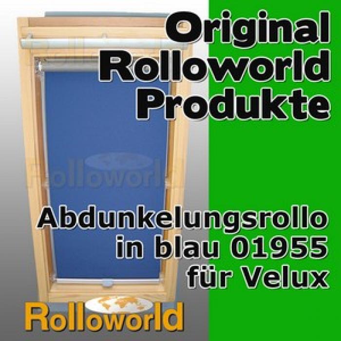 Rollo Thermo blau für Velux GGU/GPU/GHU/GTU U08 ALU