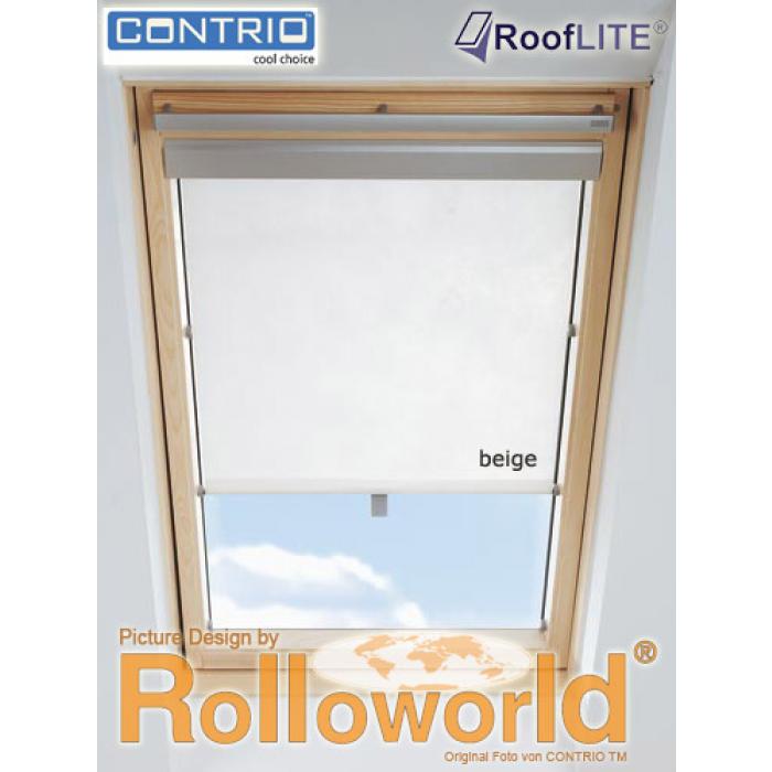 Contrio Sichtschutzrollo Rollo für RoofLITE® RHR M8A