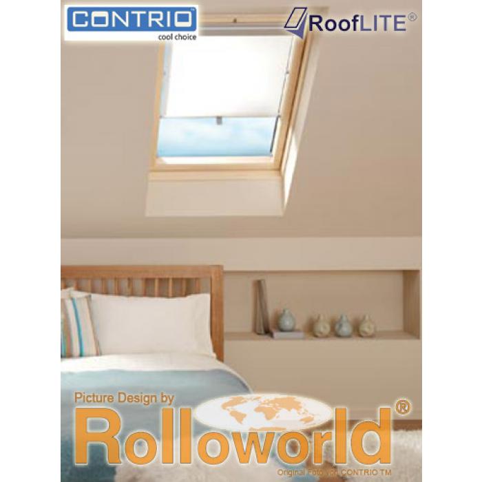 Contrio Sichtschutzrollo Rollo für RoofLITE® RHR F6A