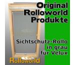Sichtschutzrollo Rollo für Velux GGL/GPL/GHL/GTL M10 grau
