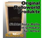 Sichtschutzrollo Rollo für Velux GGL/GPL/GHL/GTL 204 schwarz