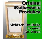 Sichtschutzrollo Rollo für Velux GGL/GPL/GHL/GTL 102 weiss