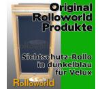 Sichtschutzrollo Rollo für Velux GGL/GPL/GHL/GTL S06 dunkelblau